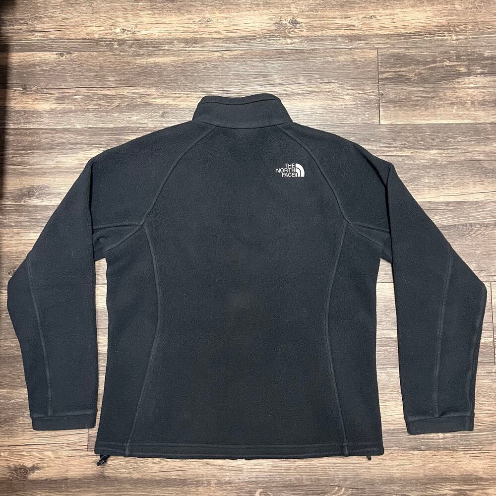 The North Face Black Full Zip Fleece Jacket Women’s M Soft Warm Cinch  Flawed - Picture 3 of 12
